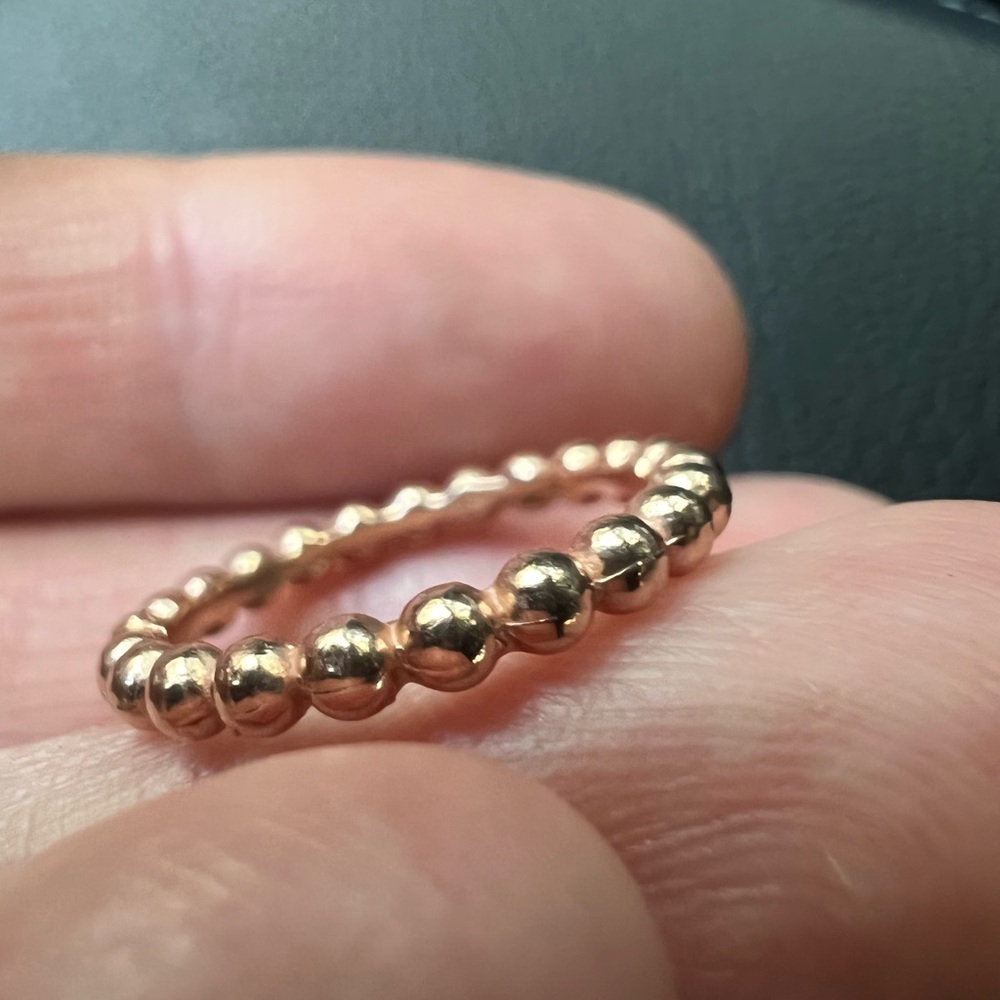 Rose Gold beaded band